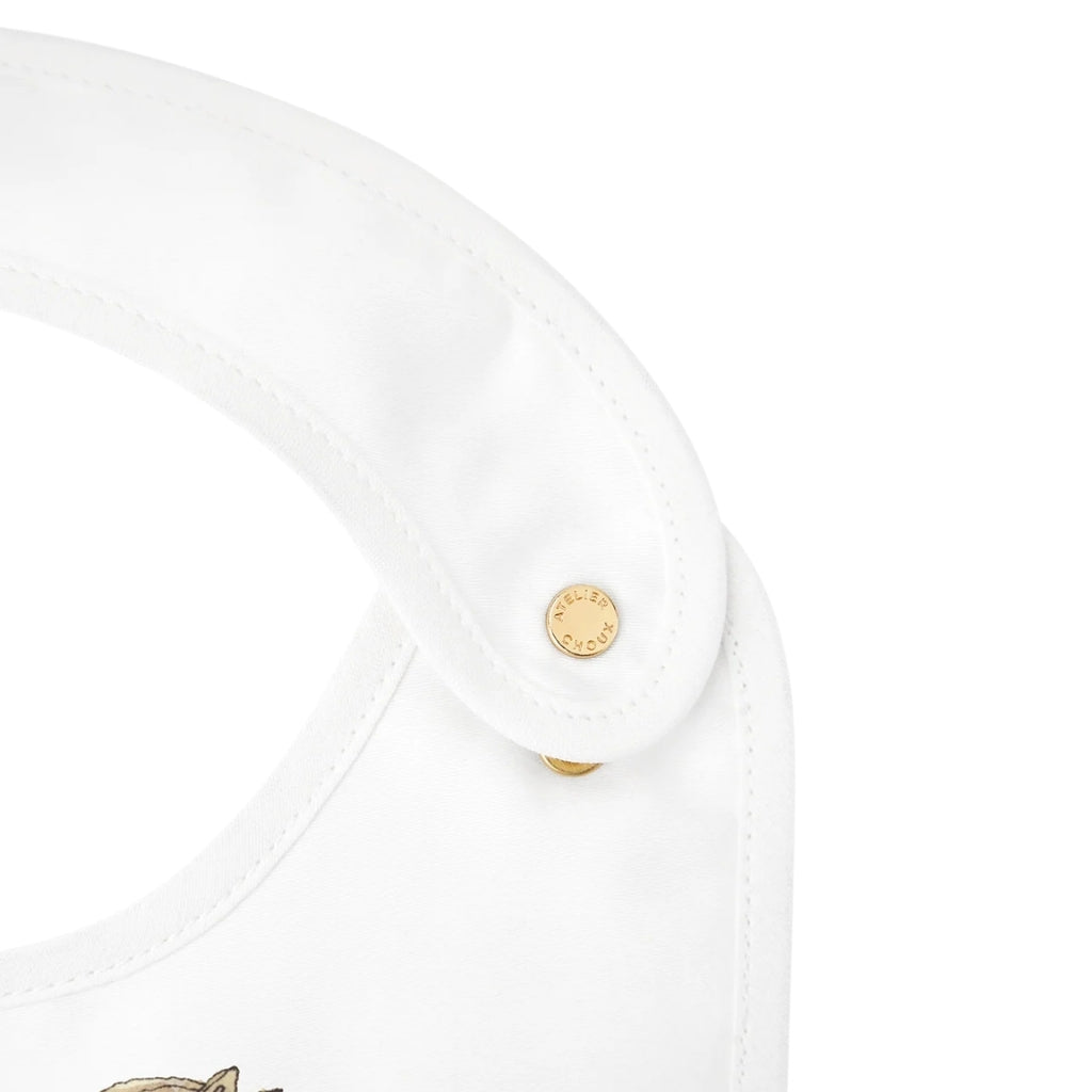 Atelier Choux Satin Bib - Rocking Horse