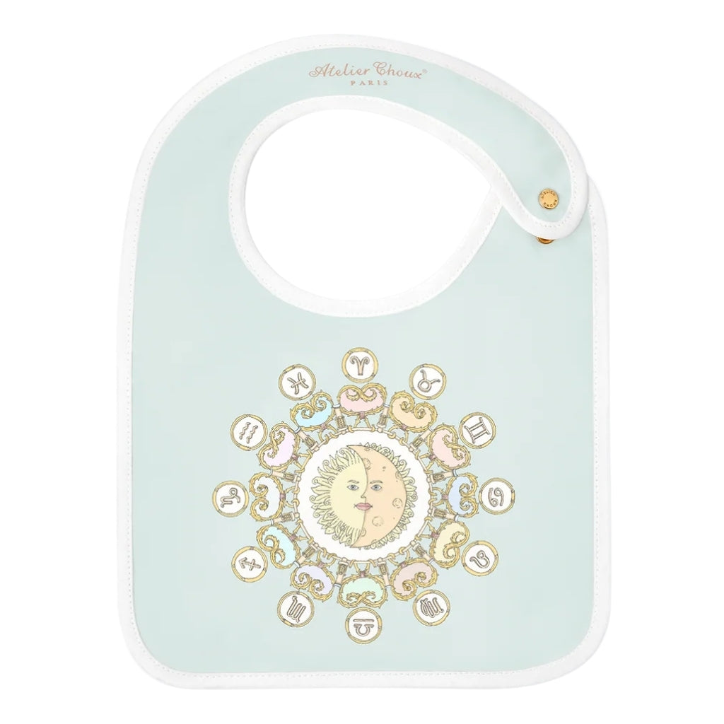 Atelier Choux Satin Bib - Zodiac Blue