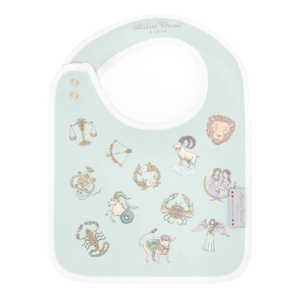 Atelier Choux Satin Bib - Zodiac Blue