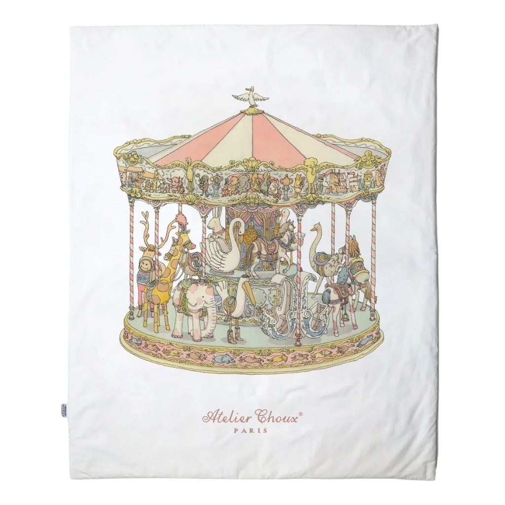 Atelier Choux Reversible Quilt - Paris / Carousel