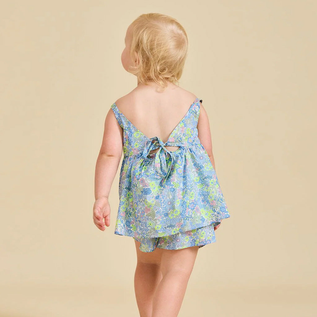 Ce Jour-La Coralie Floral Liberty Print Top