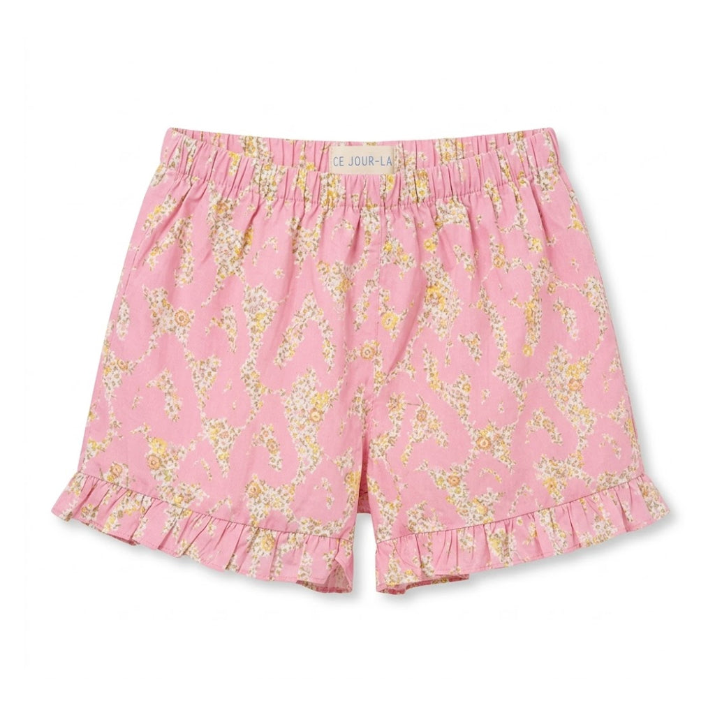 Ce Jour-La Rosalie Liberty Print Shorts