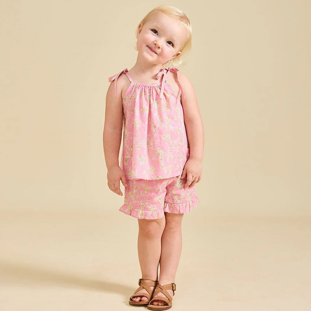 Ce Jour-La Rosalie Liberty Print Shorts