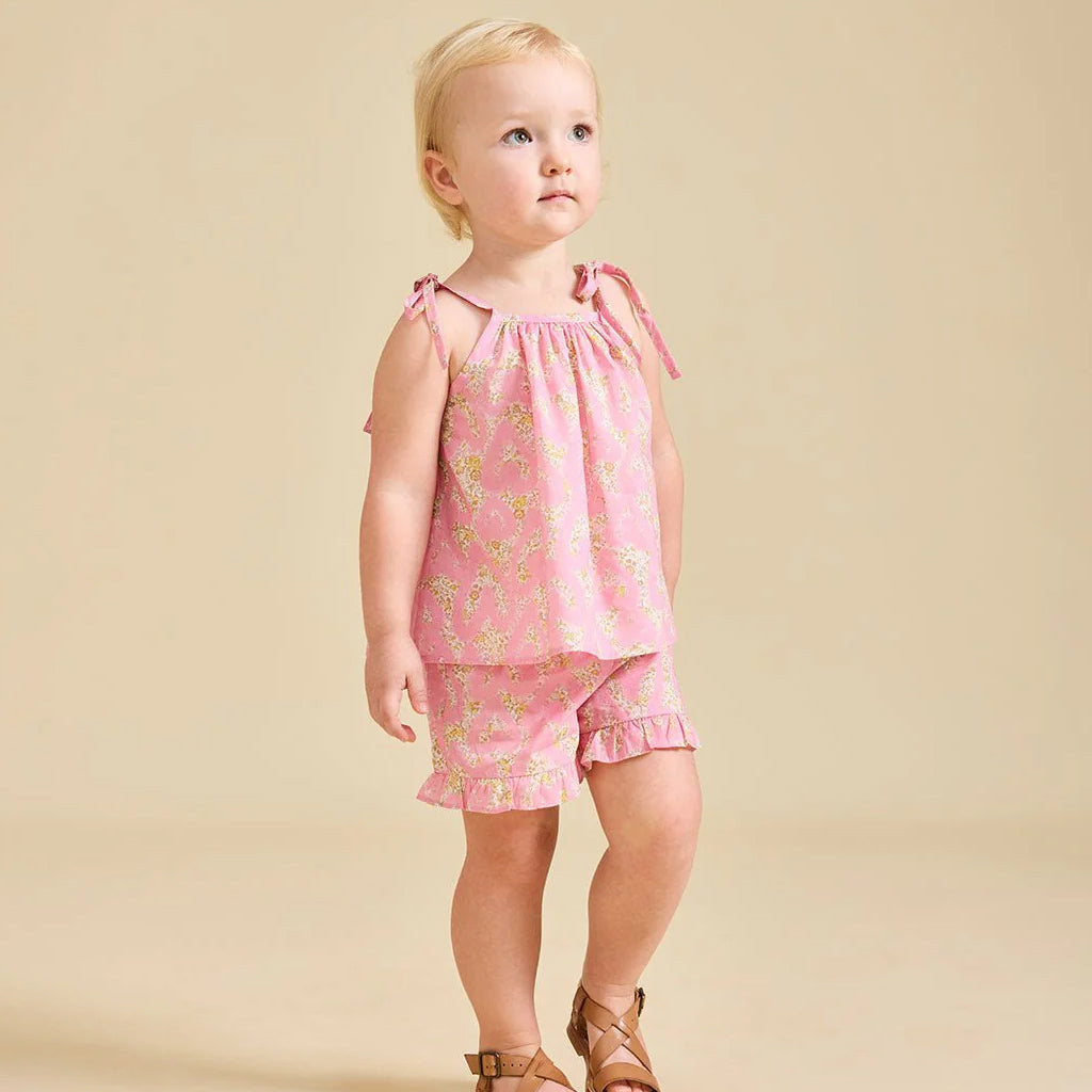 Ce Jour-La Rosalie Liberty Print Top