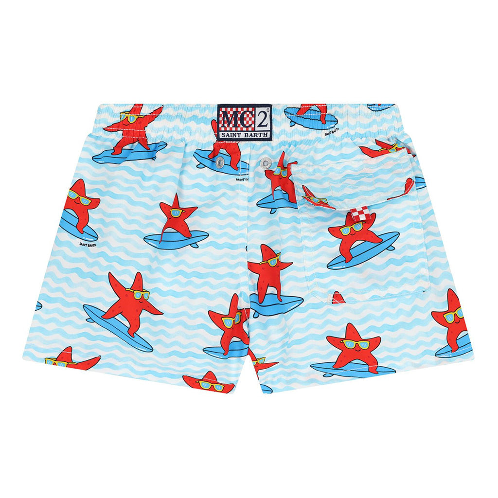 MC2 Saint Barth Starfish Surfin Wave Swim Shorts