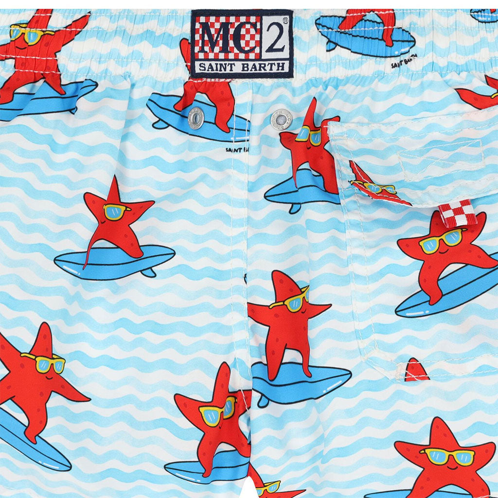 MC2 Saint Barth Starfish Surfin Wave Swim Shorts