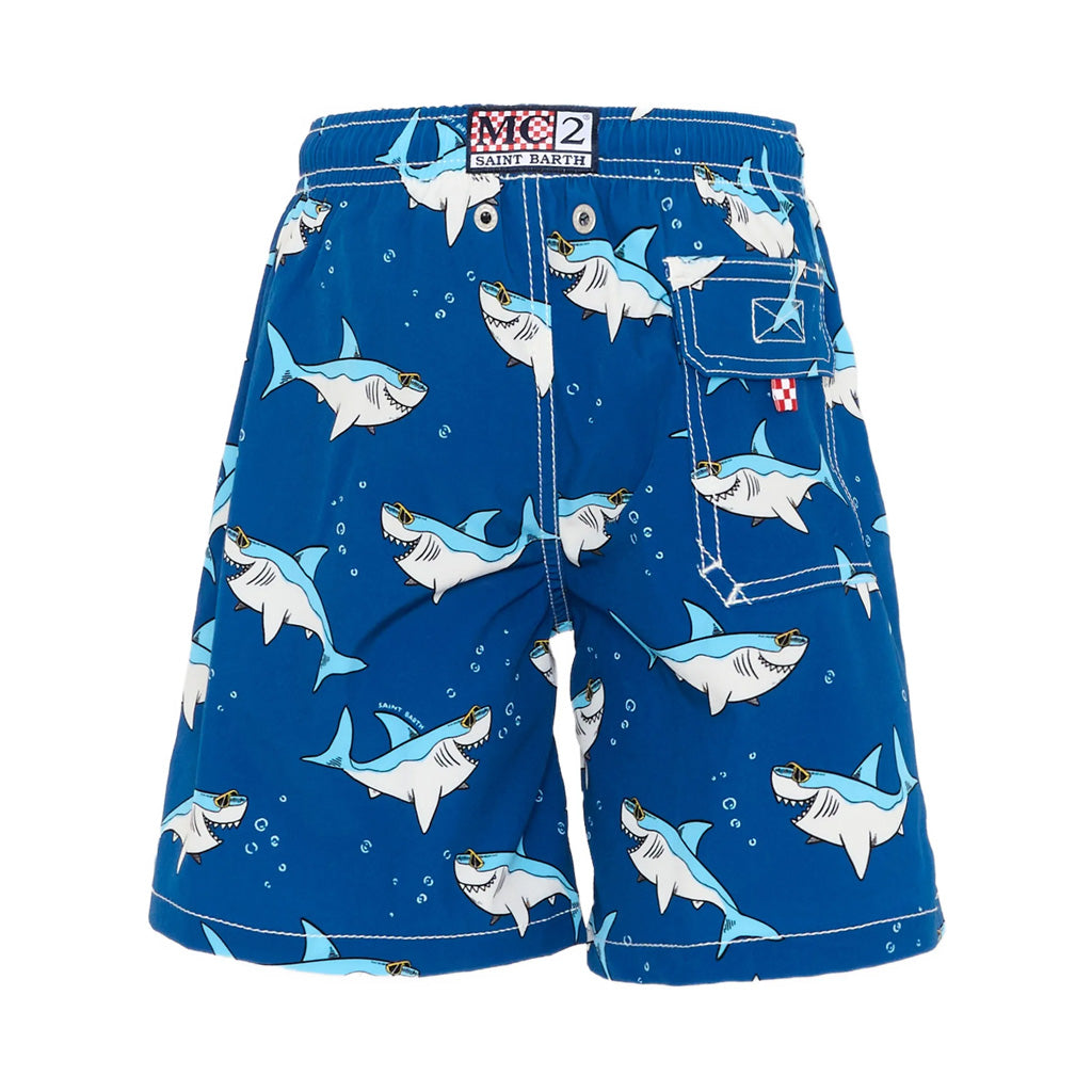 MC2 Saint Barth Shark Guys Swim Shorts