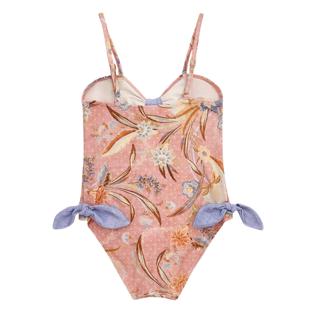 Zimmermann Kids Indra Kids Tie Front One-Piece Swimsuit