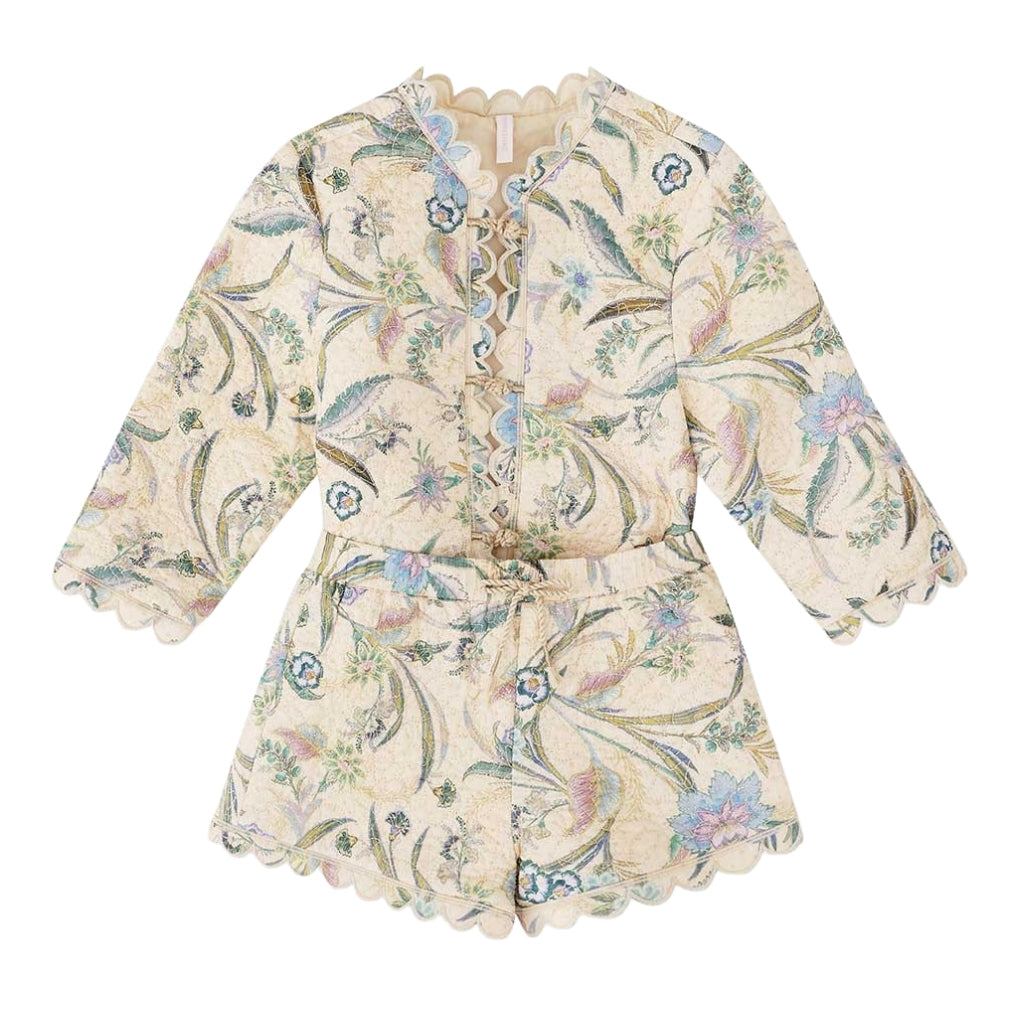 Zimmermann Kids Indra Kids Quilted Short