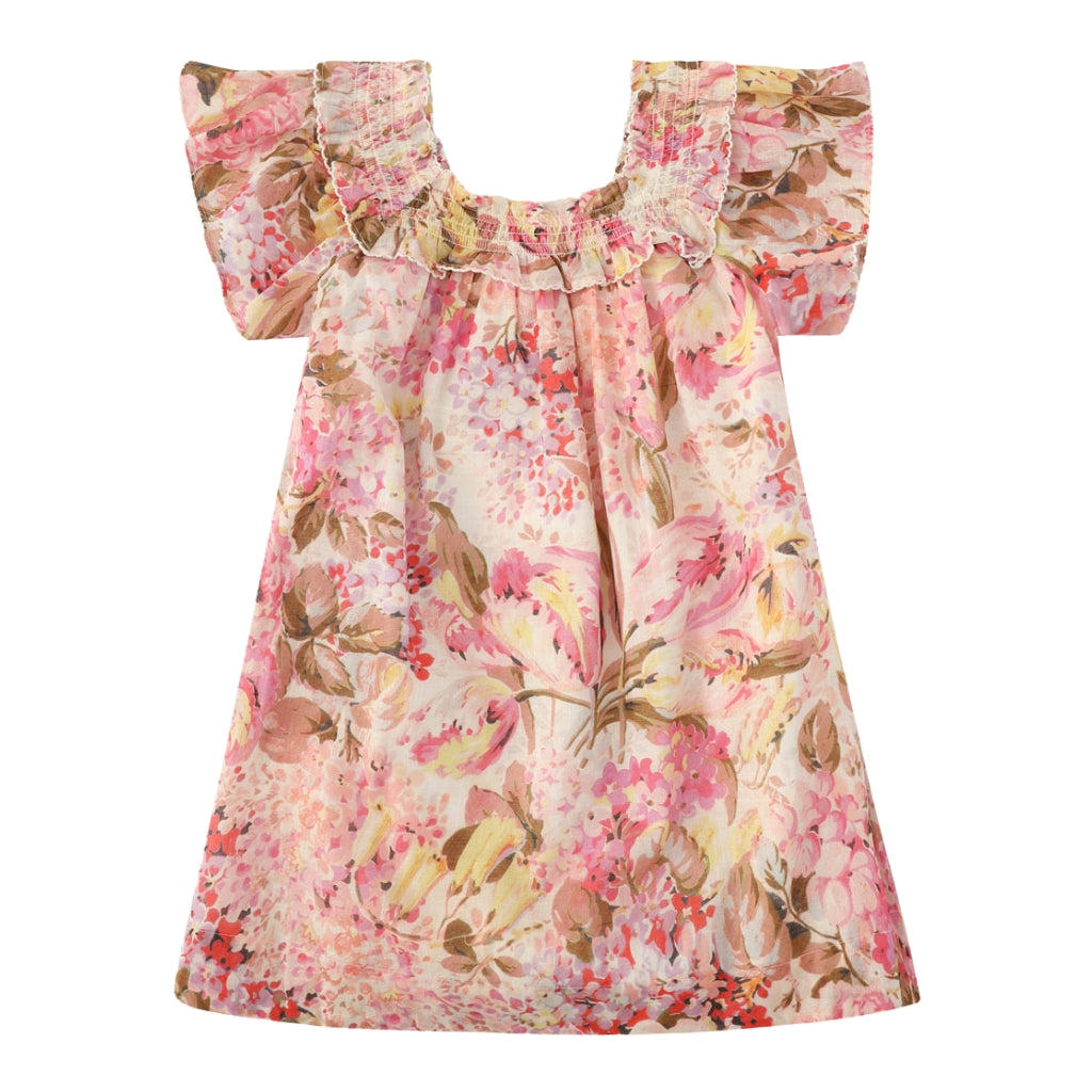 Zimmermann Kids Solstice Kids Shirred Dress