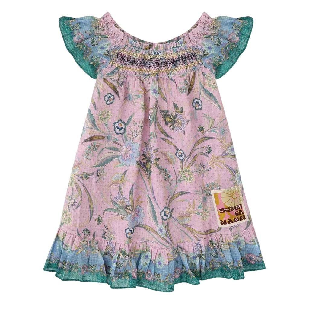 Zimmermann Kids Indra Kids Flutter Dress