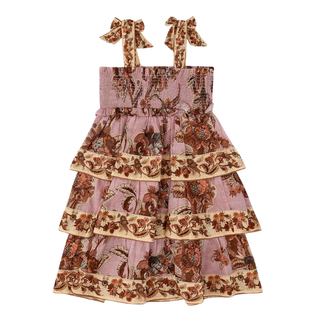 Zimmermann Kids Aster Kids Tiered Dress