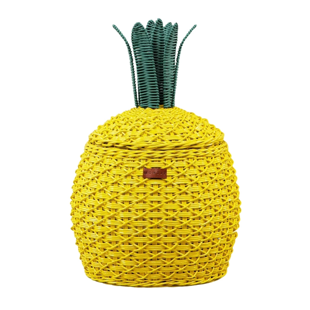 Momiji Pineapple Basket – Medium Yellow