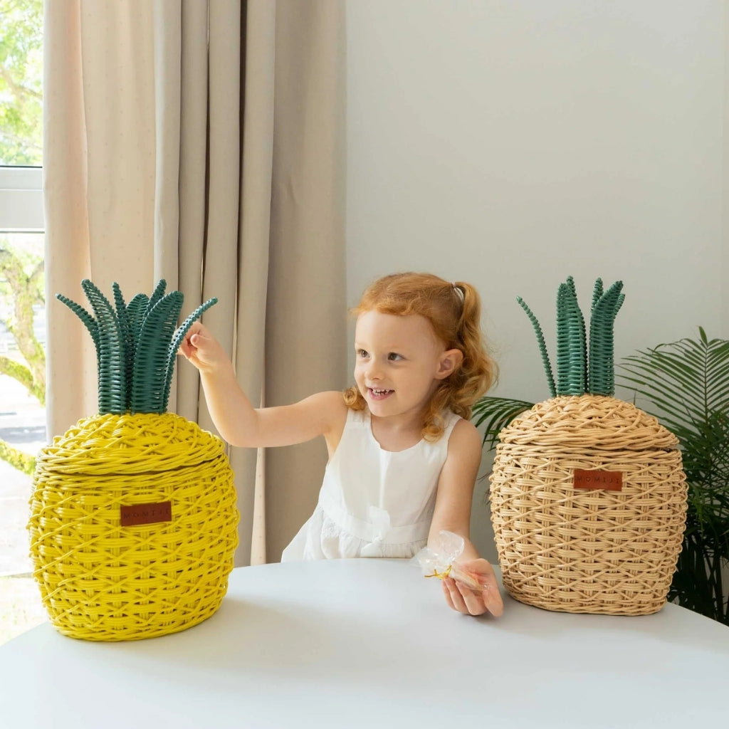 Momiji Pineapple Basket – Small Natural