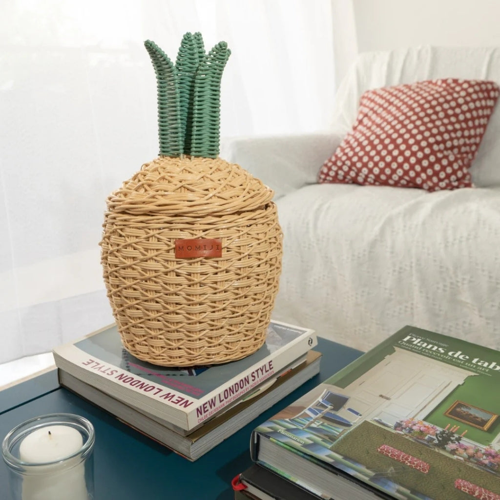 Momiji Pineapple Basket – Small Natural