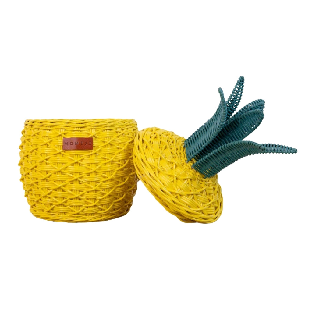 Momiji Pineapple Basket – Small Yellow