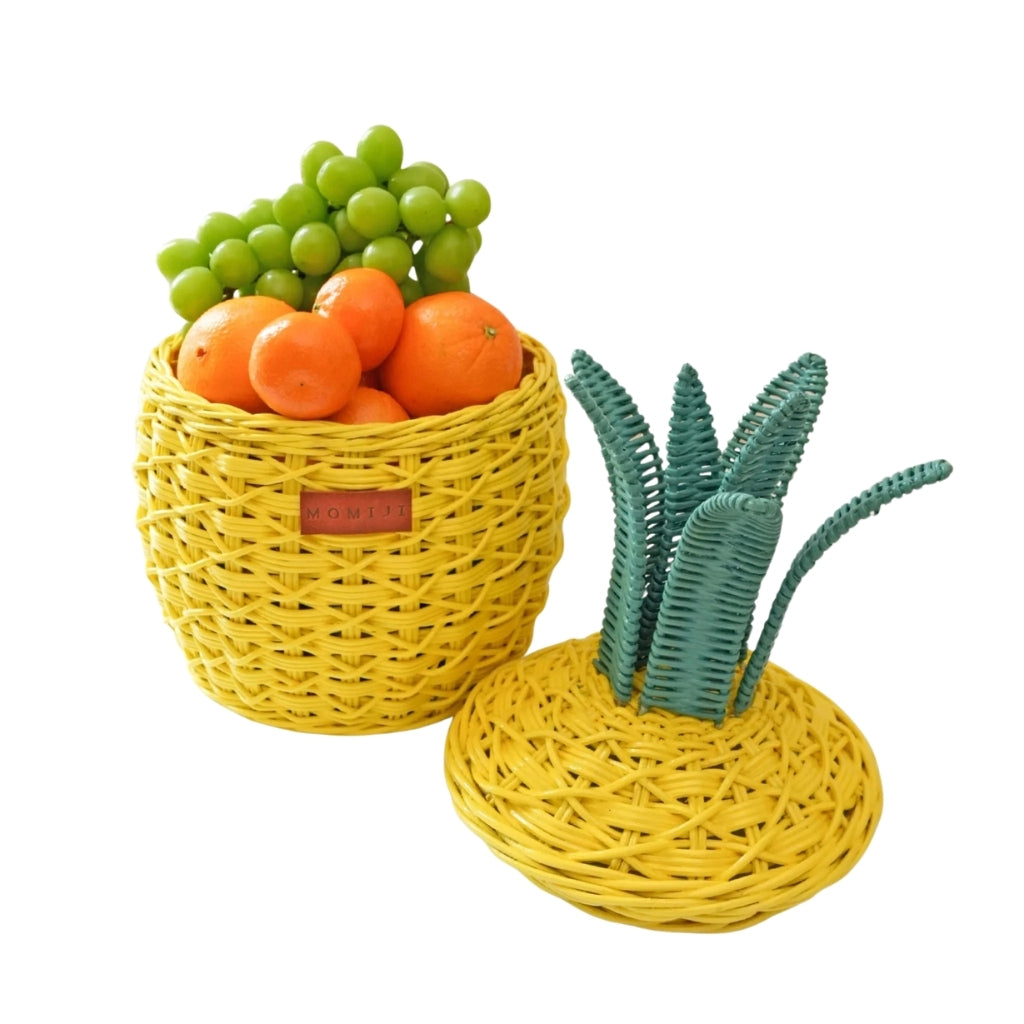 Momiji Pineapple Basket – Small Yellow