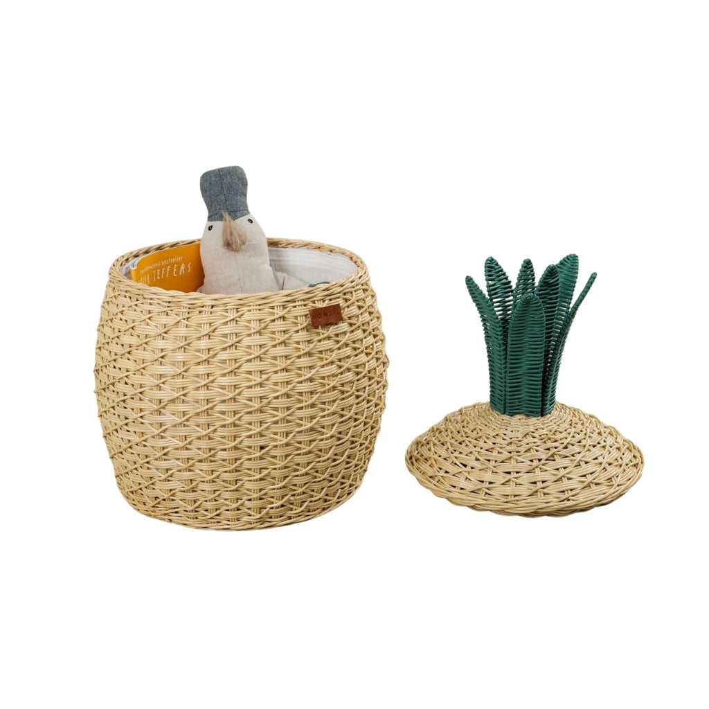 Momiji Pineapple Basket – Medium Natural