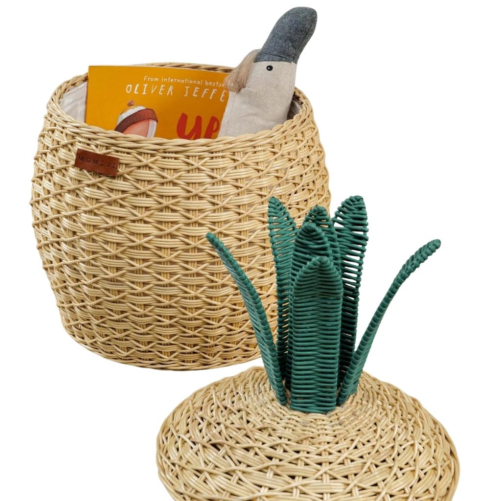 Momiji Pineapple Basket – Medium Natural