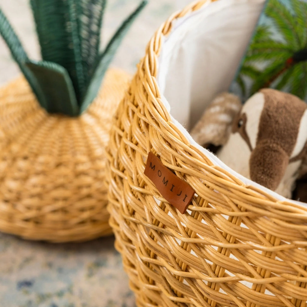 Momiji Pineapple Basket – Medium Natural
