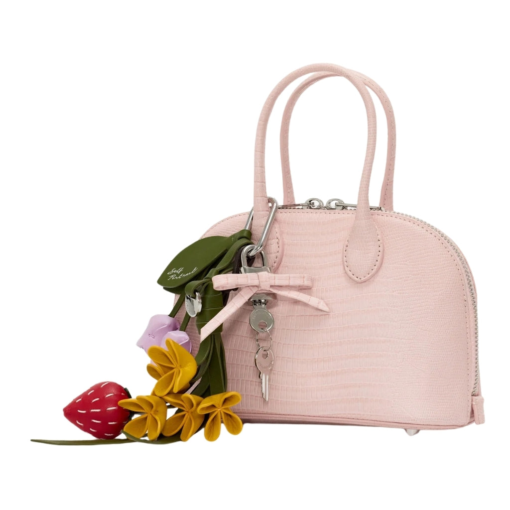 Self Portrait Kids Lizard Leather Toast Mini Bag