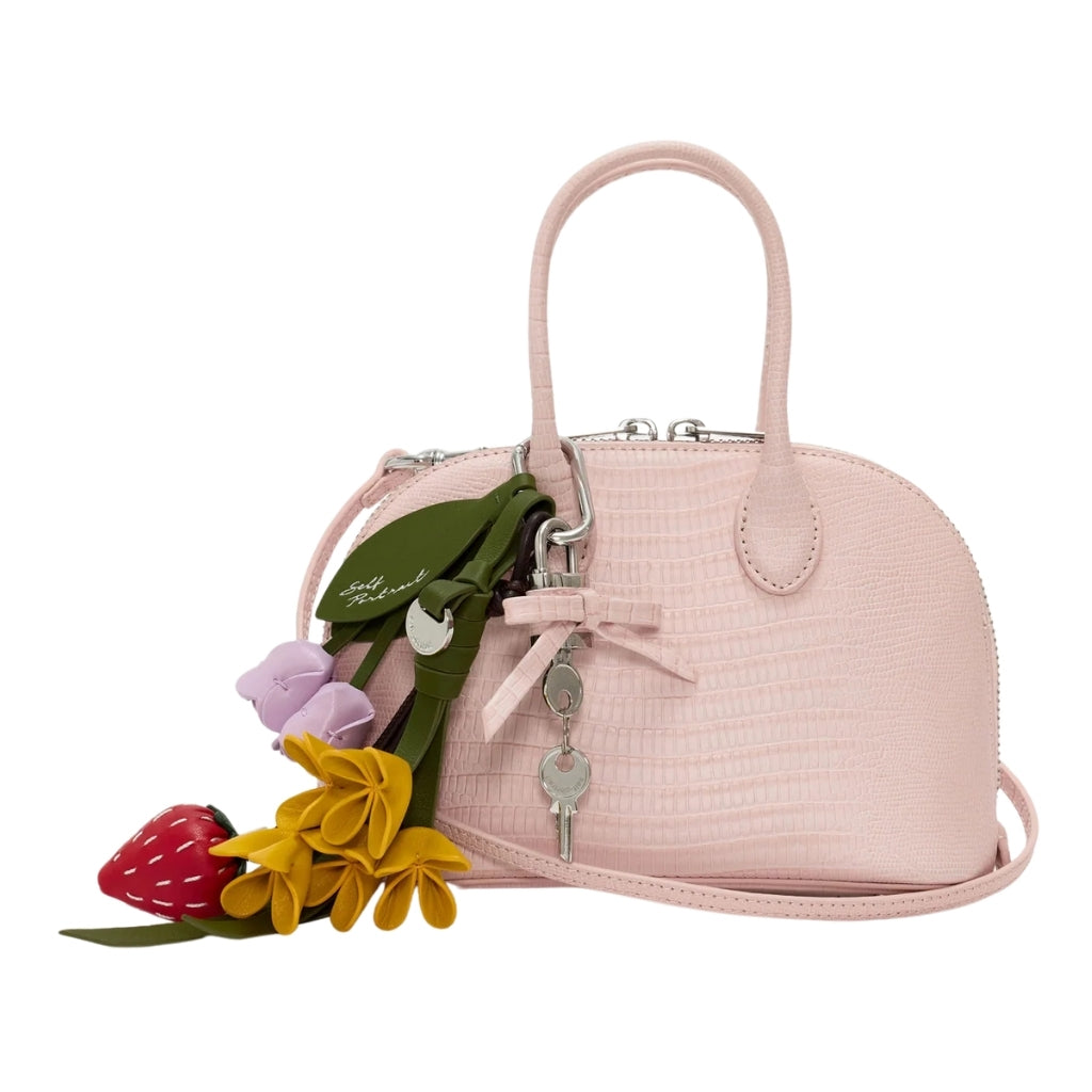Self Portrait Kids Lizard Leather Toast Mini Bag