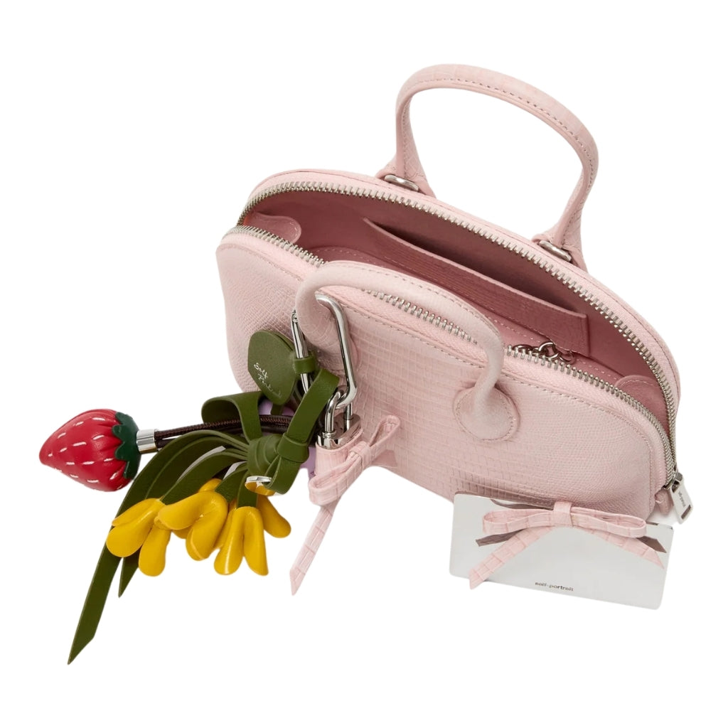 Self Portrait Kids Lizard Leather Toast Mini Bag