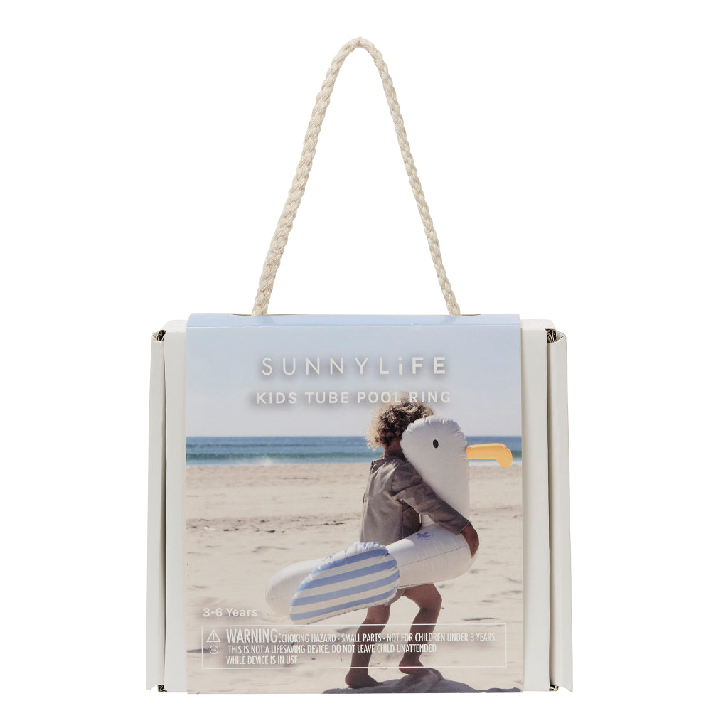 SUNNYLiFE Kids Tube Pool Ring - Sammy the Seagull