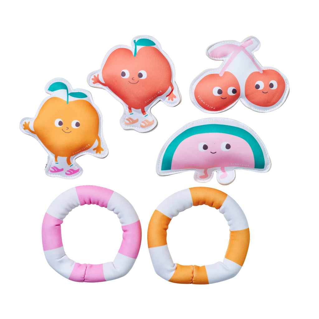 SUNNYLiFE Dive Buddies - Poppy the Peach Set of 6