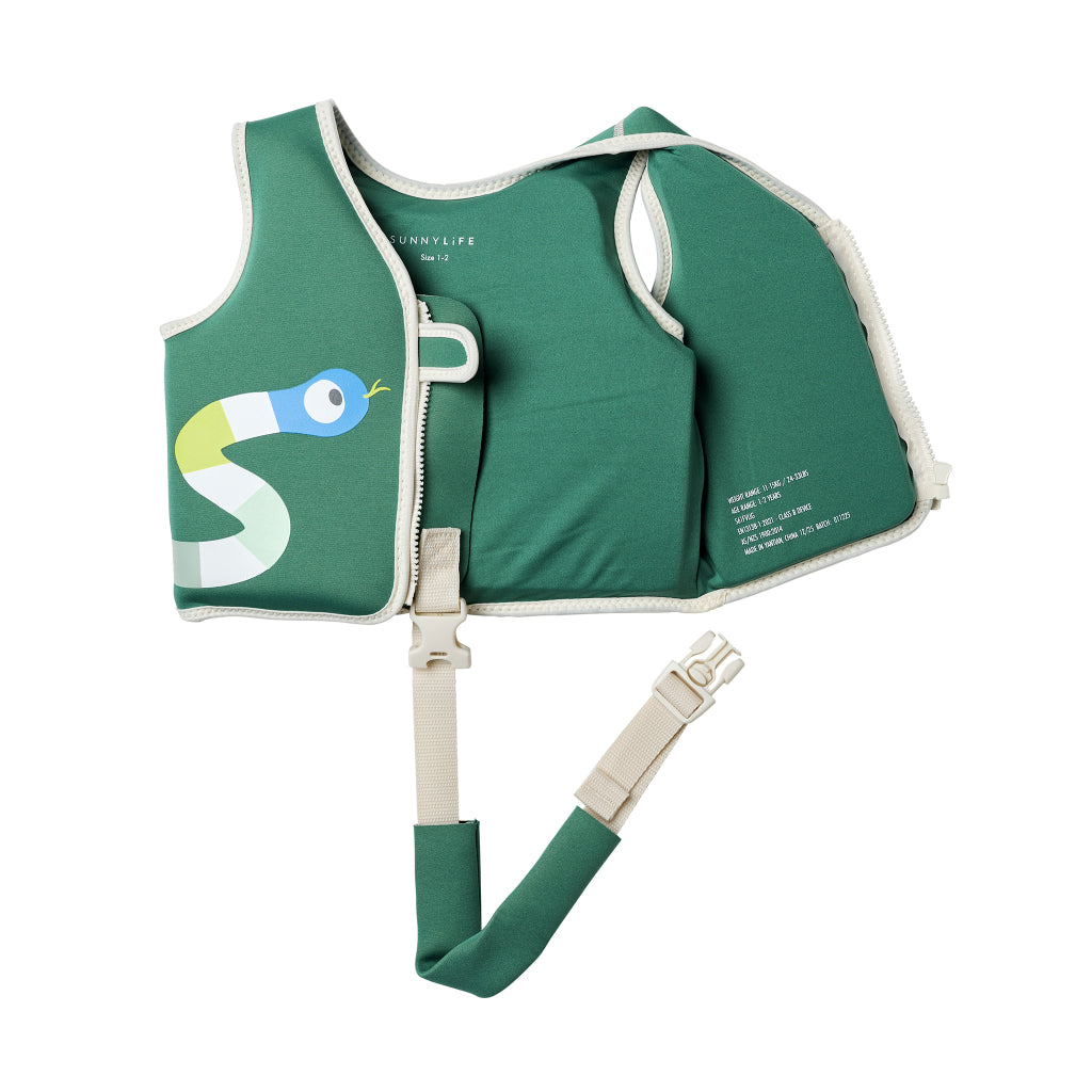 SUNNYLiFE Float Vest 1-2 Into the Jungle