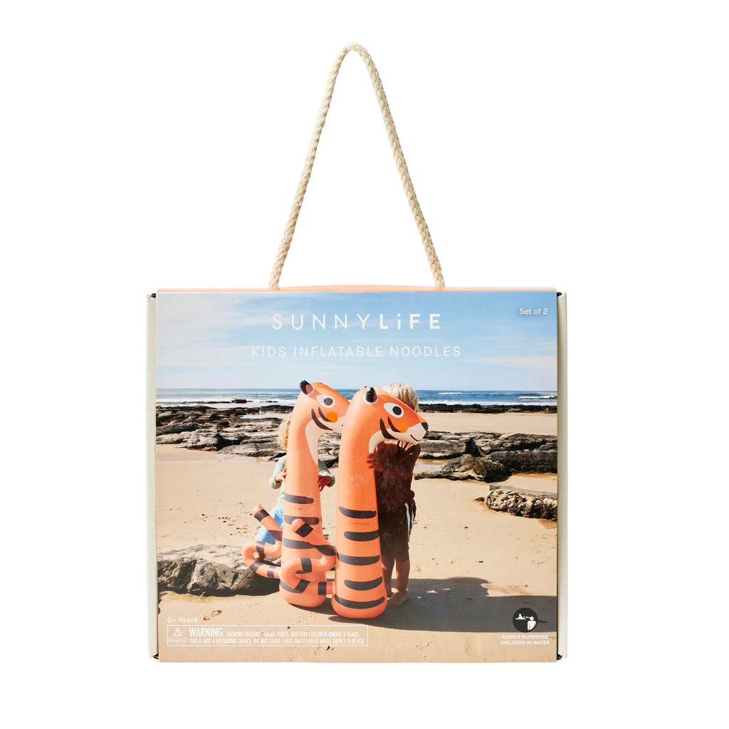 SUNNYLiFE Kids Inflatable Noodle - Tino the Tiger Clay