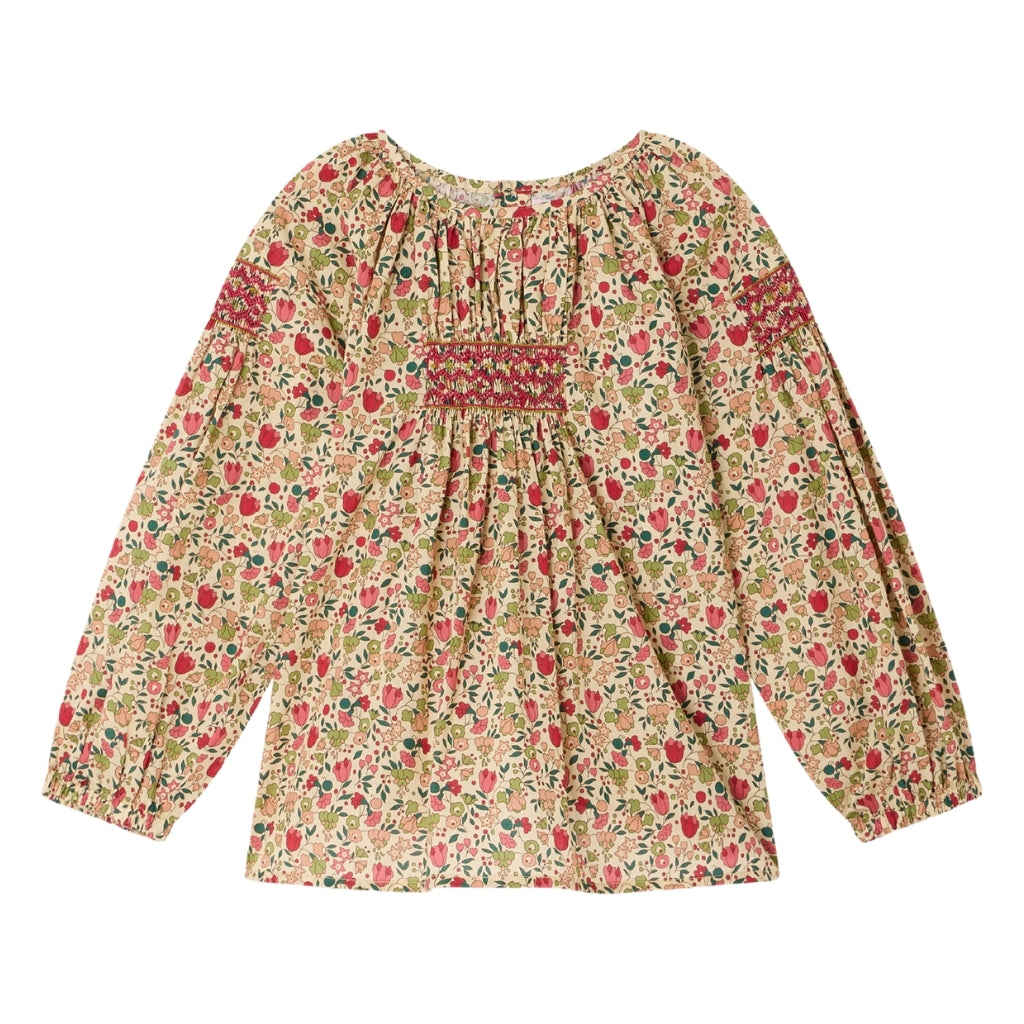 Bonpoint Poldie Smocked Blouse