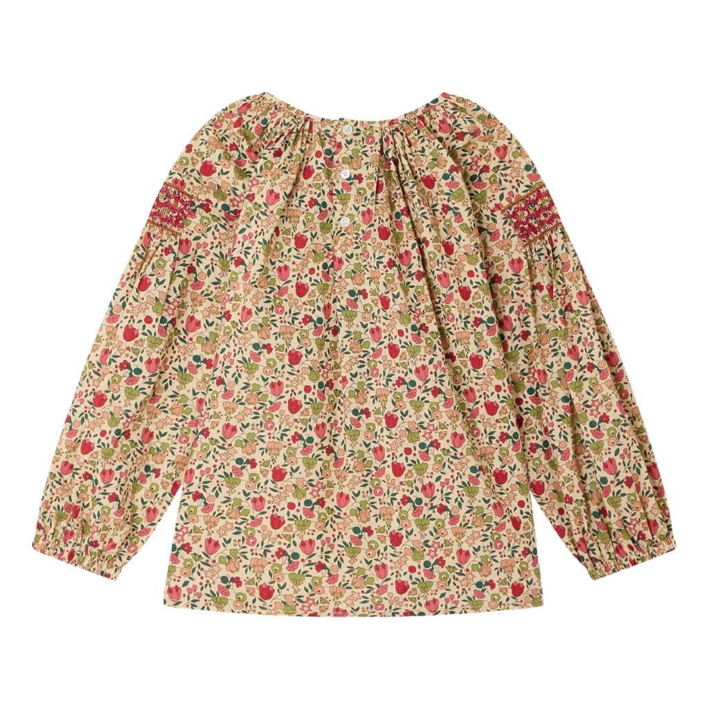 Bonpoint Poldie Smocked Blouse