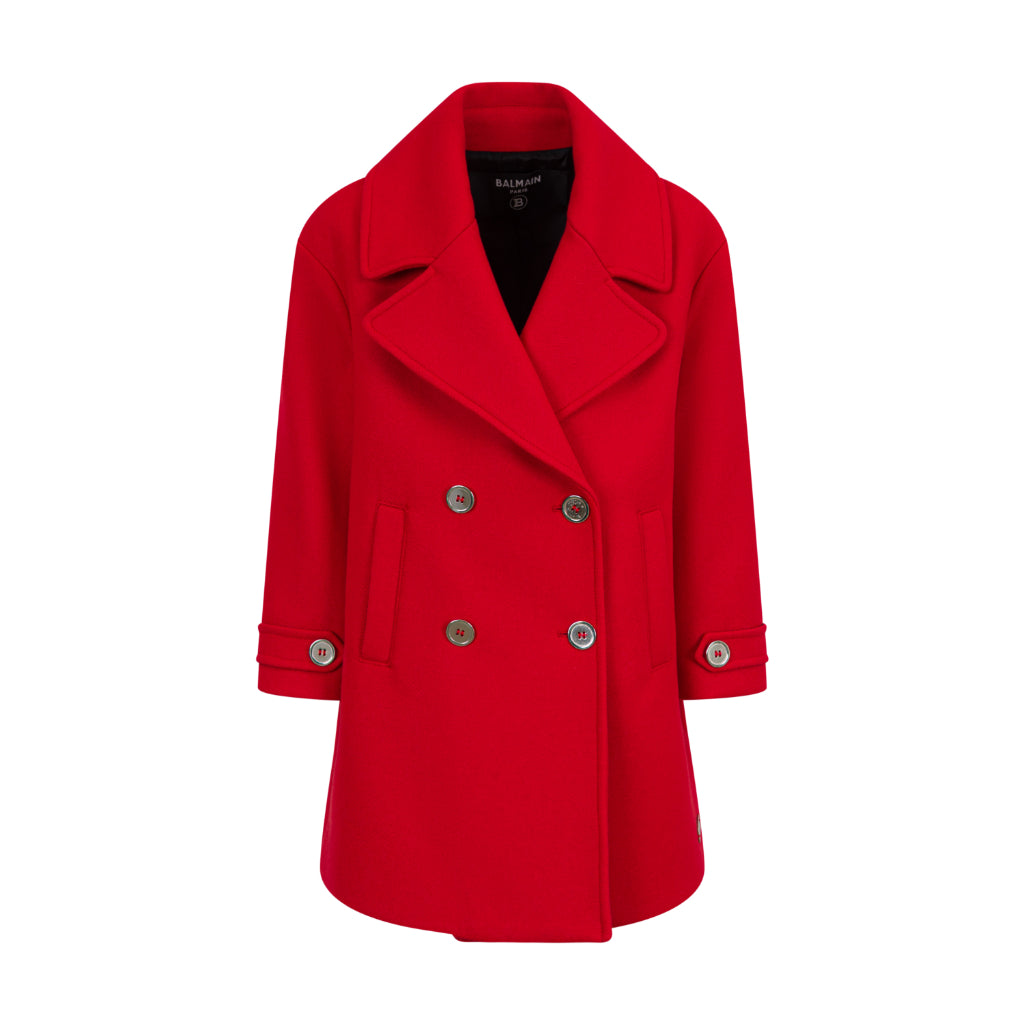 Balmain Kids Long Coat