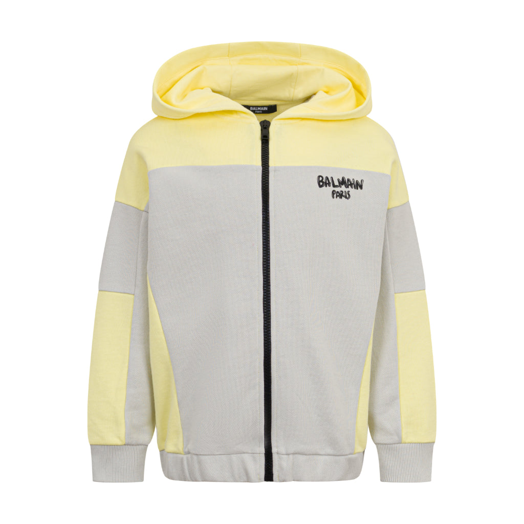 Balmain Kids Hooded Cardigan