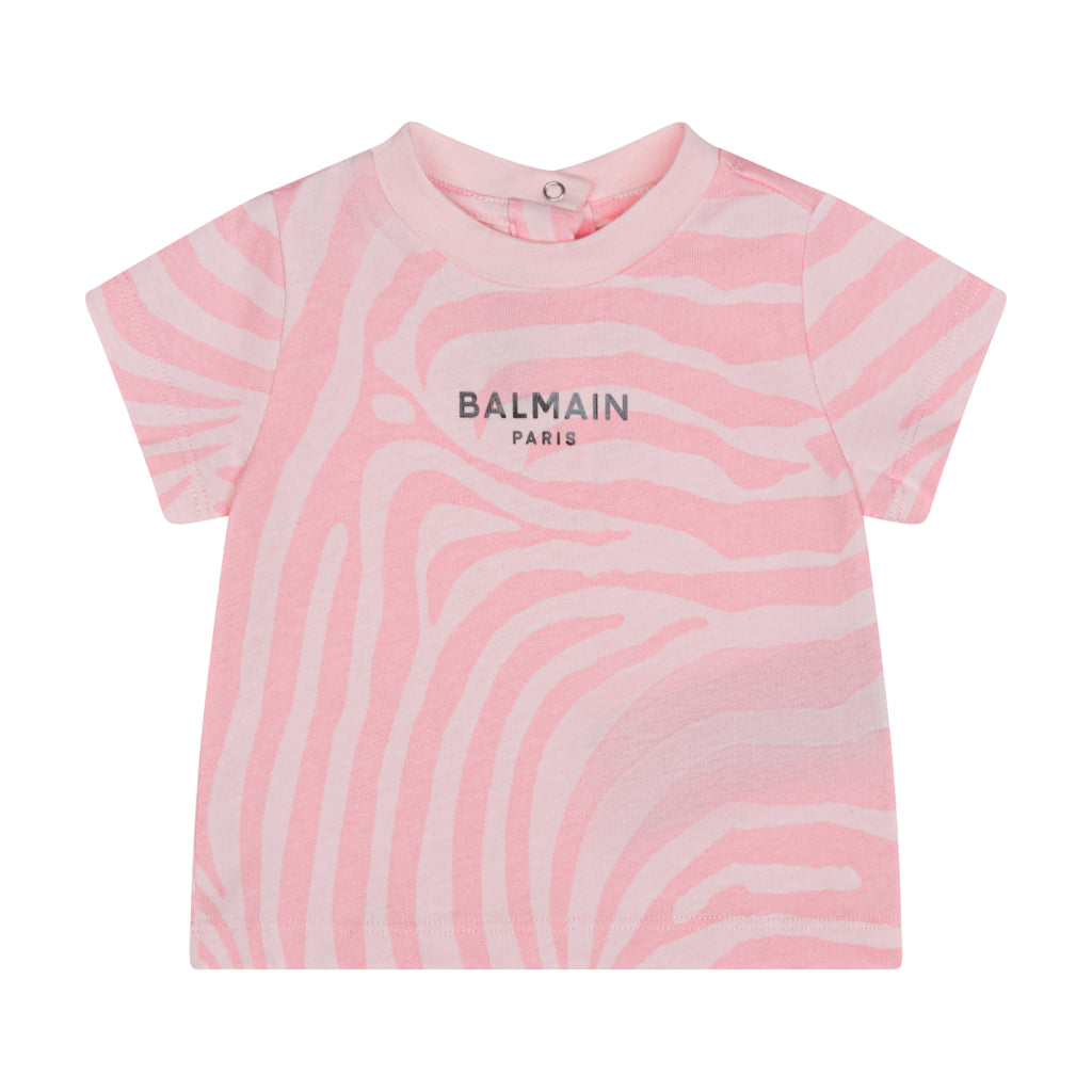 Balmain Kids Graphic Print T-shirt