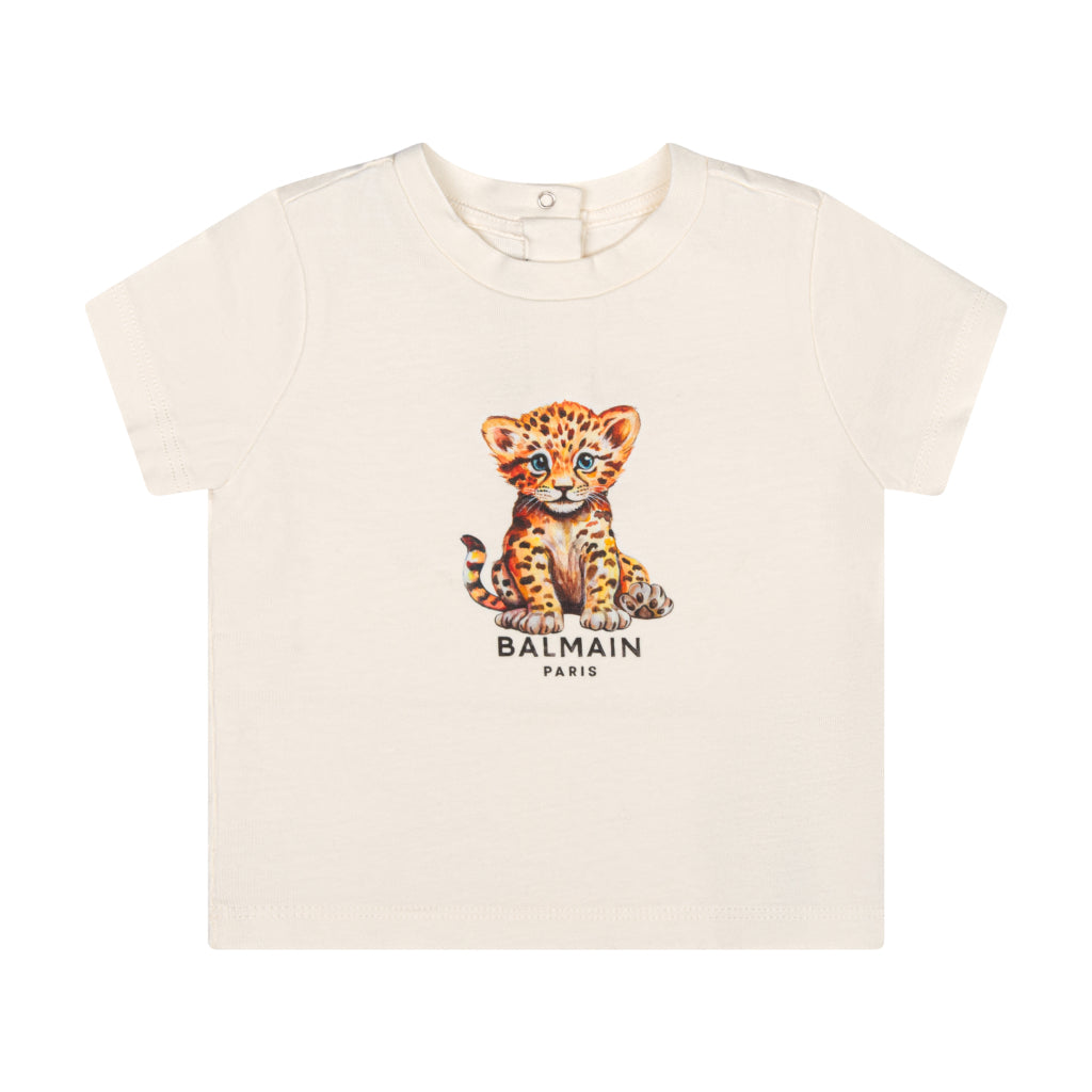 Balmain Kids Graphic Print T-shirt