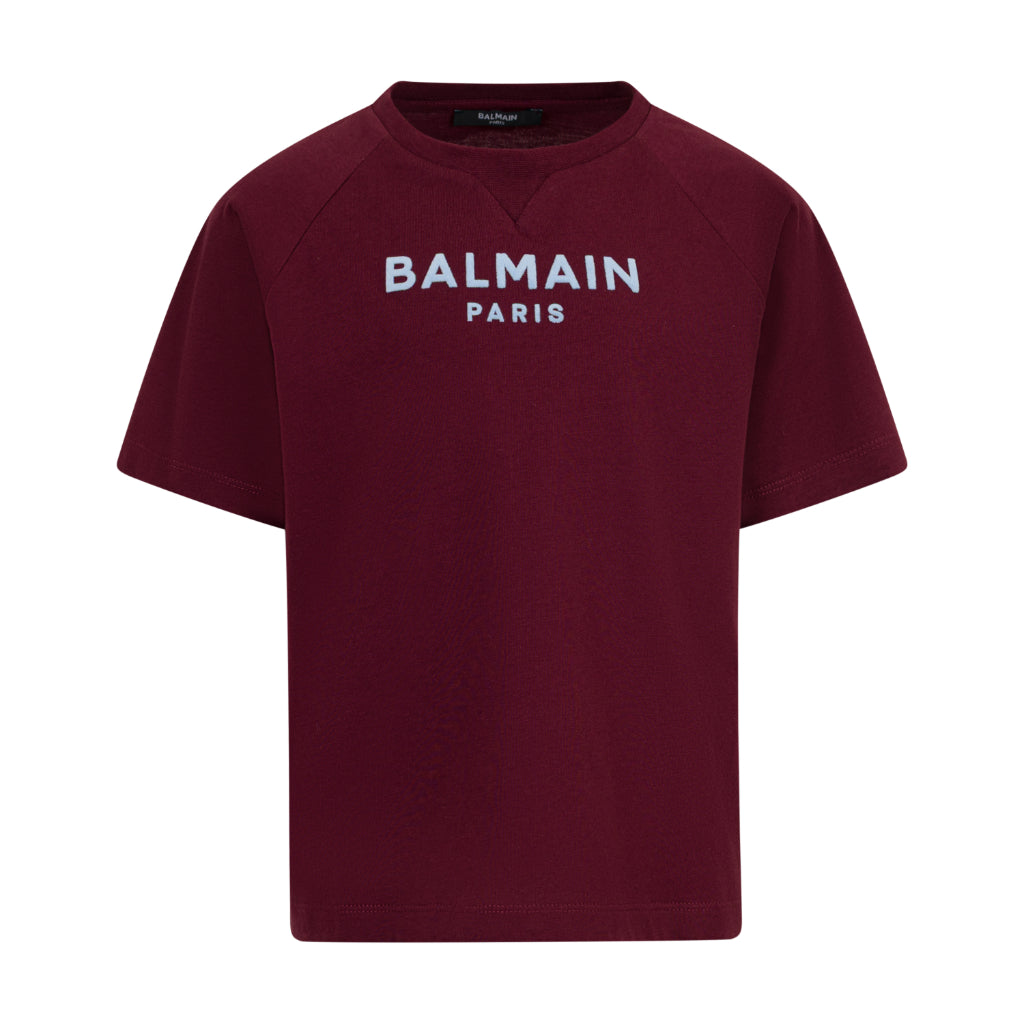 Balmain Kids Logo Print T-shirt