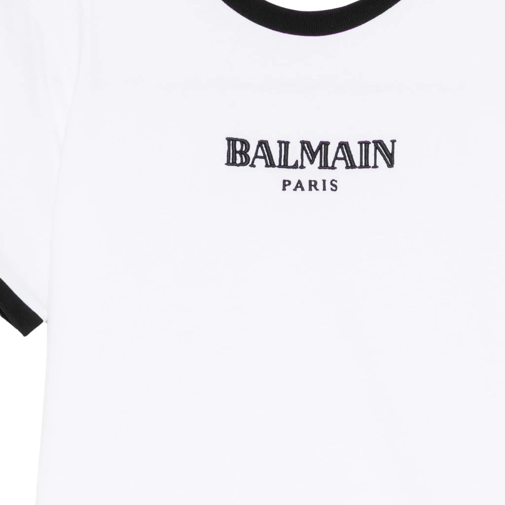 Balmain Kids Logo Print T-shirt