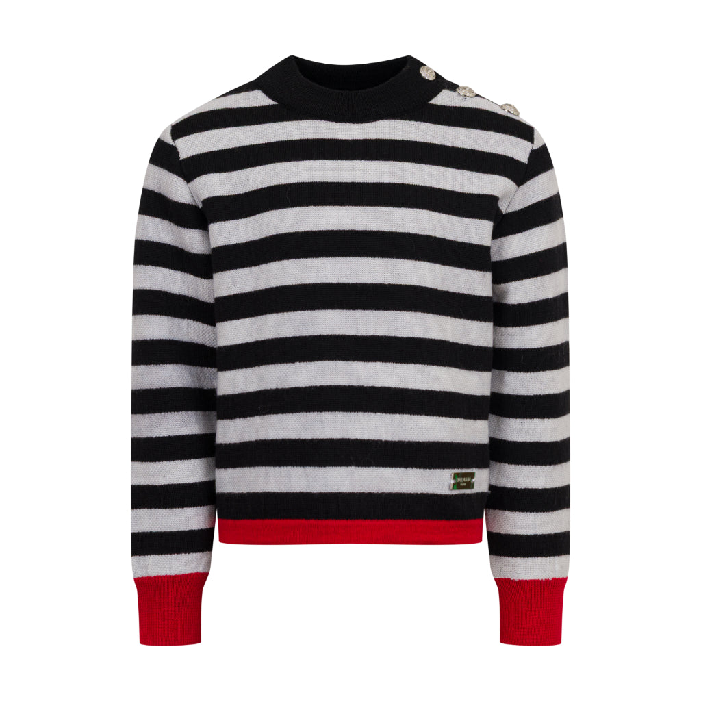 Balmain Kids Striped Jumper