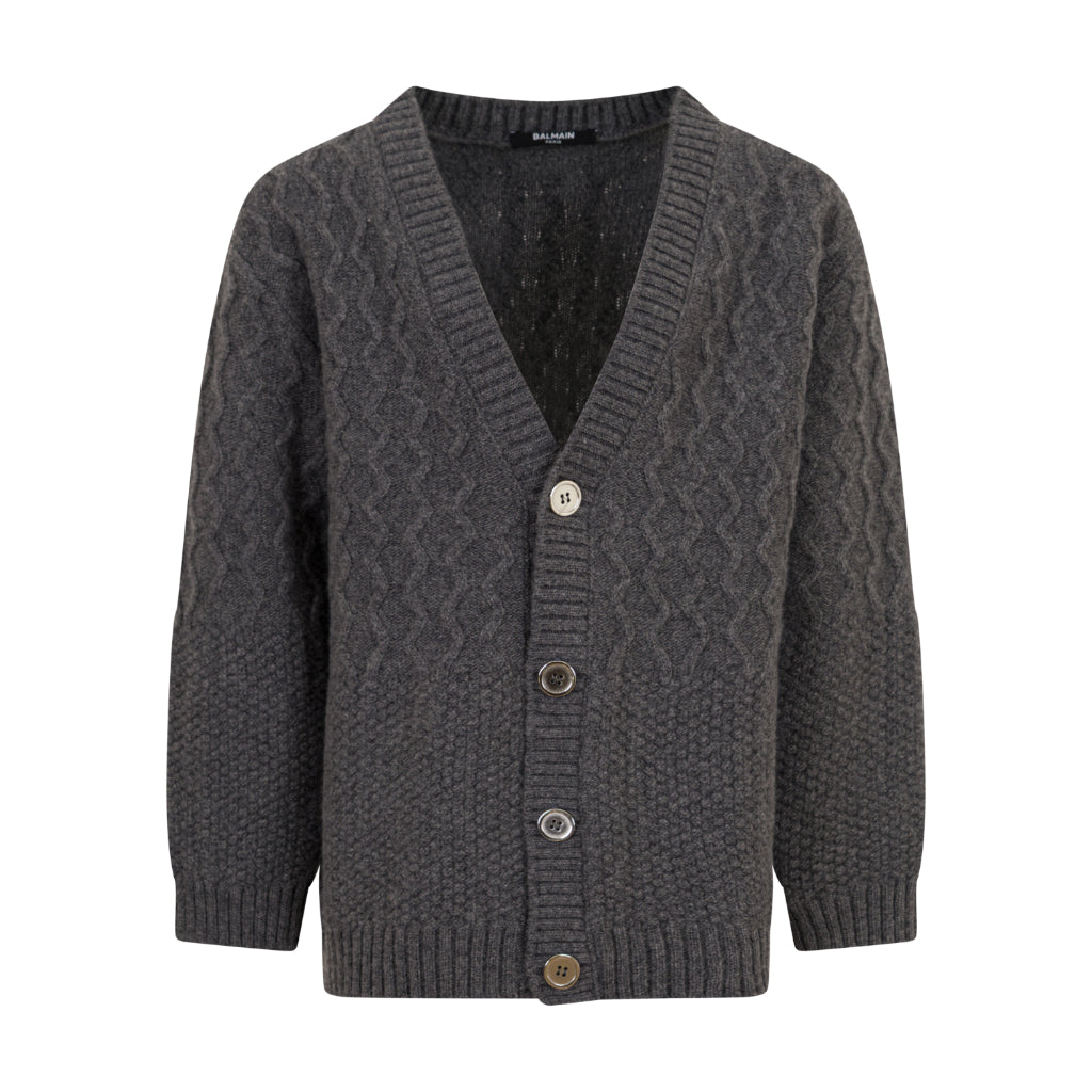 Balmain Kids Knit Cardigan