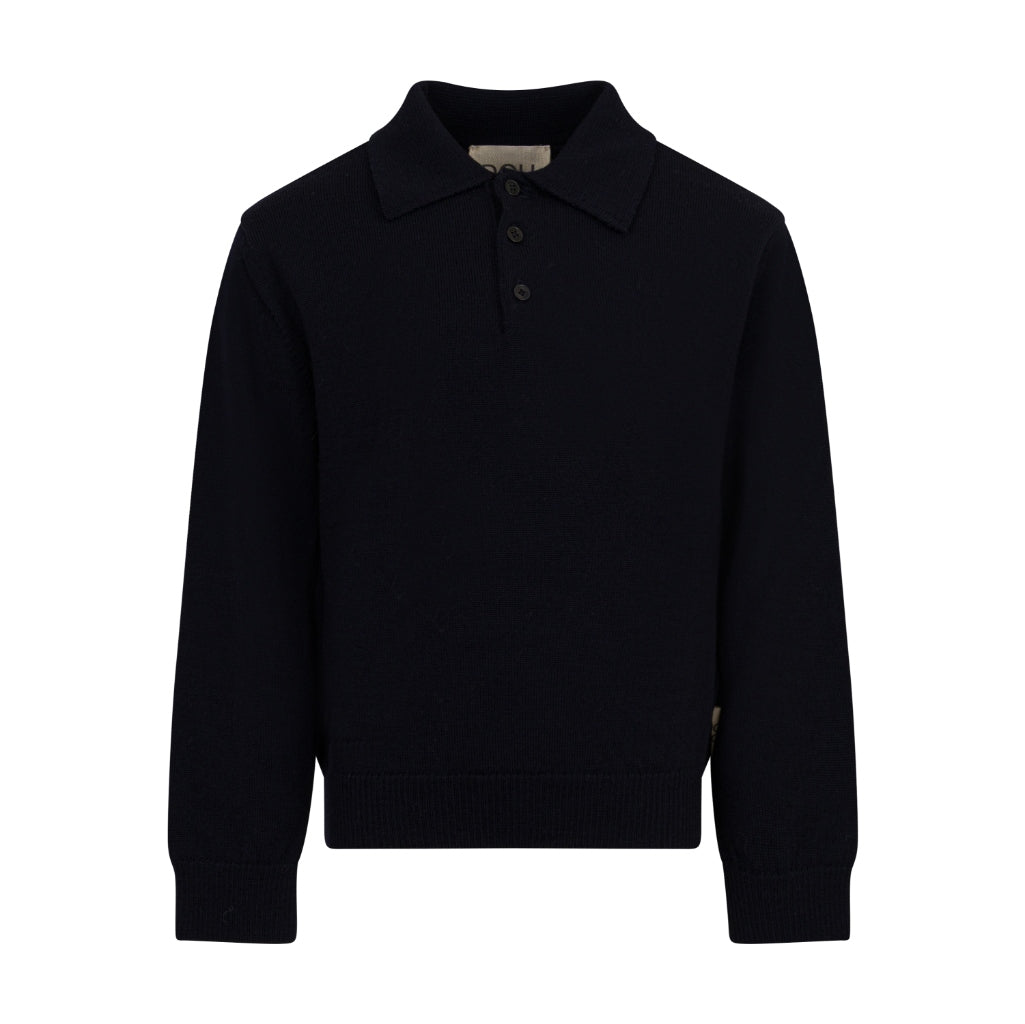 Douuod Kids Polo Collar Jumper