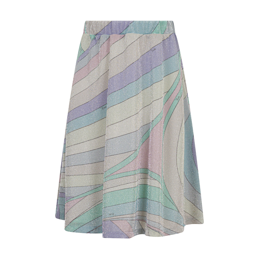 Pucci Junior Printed Flared Skirt