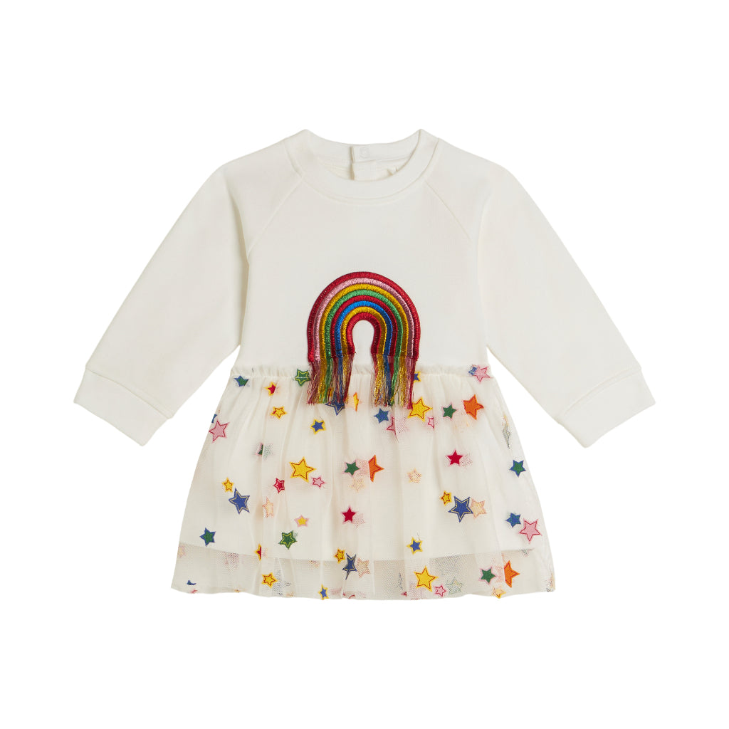 Stella McCartney Kids Stars Print Jersey Dress