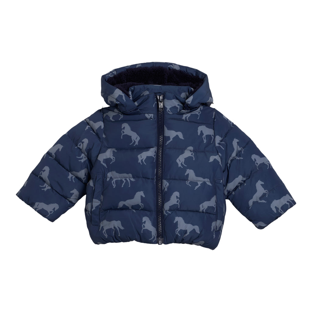Stella McCartney Kids Horse Print Puffer Jacket