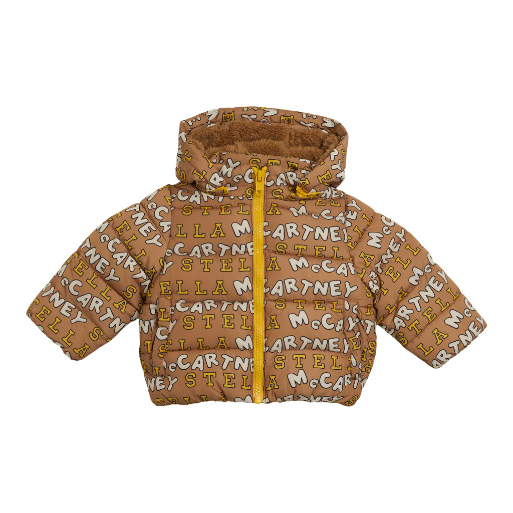 Stella McCartney Kids Tiger Print Puffer Jacket