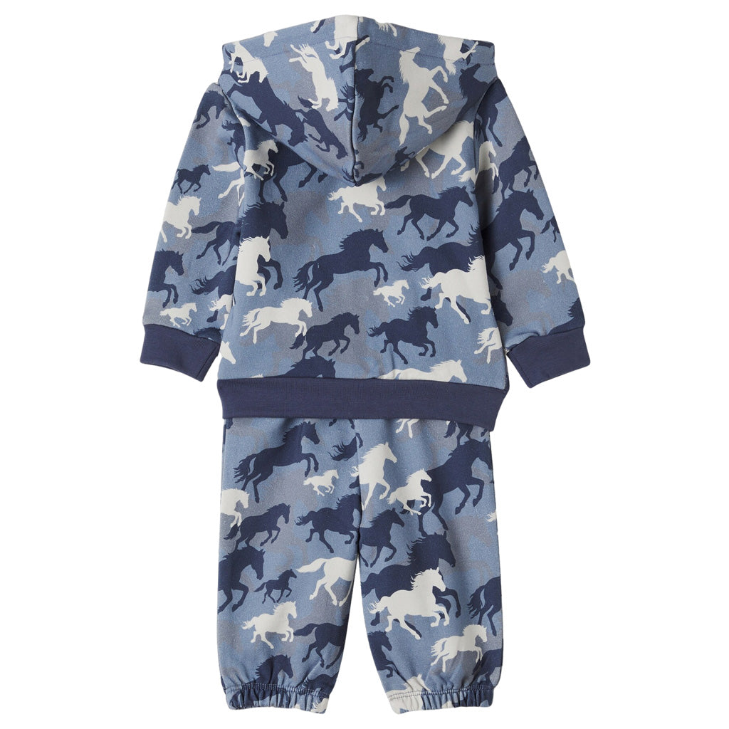 Stella McCartney Kids Horse Camo Print Fleece Tracksuit Set