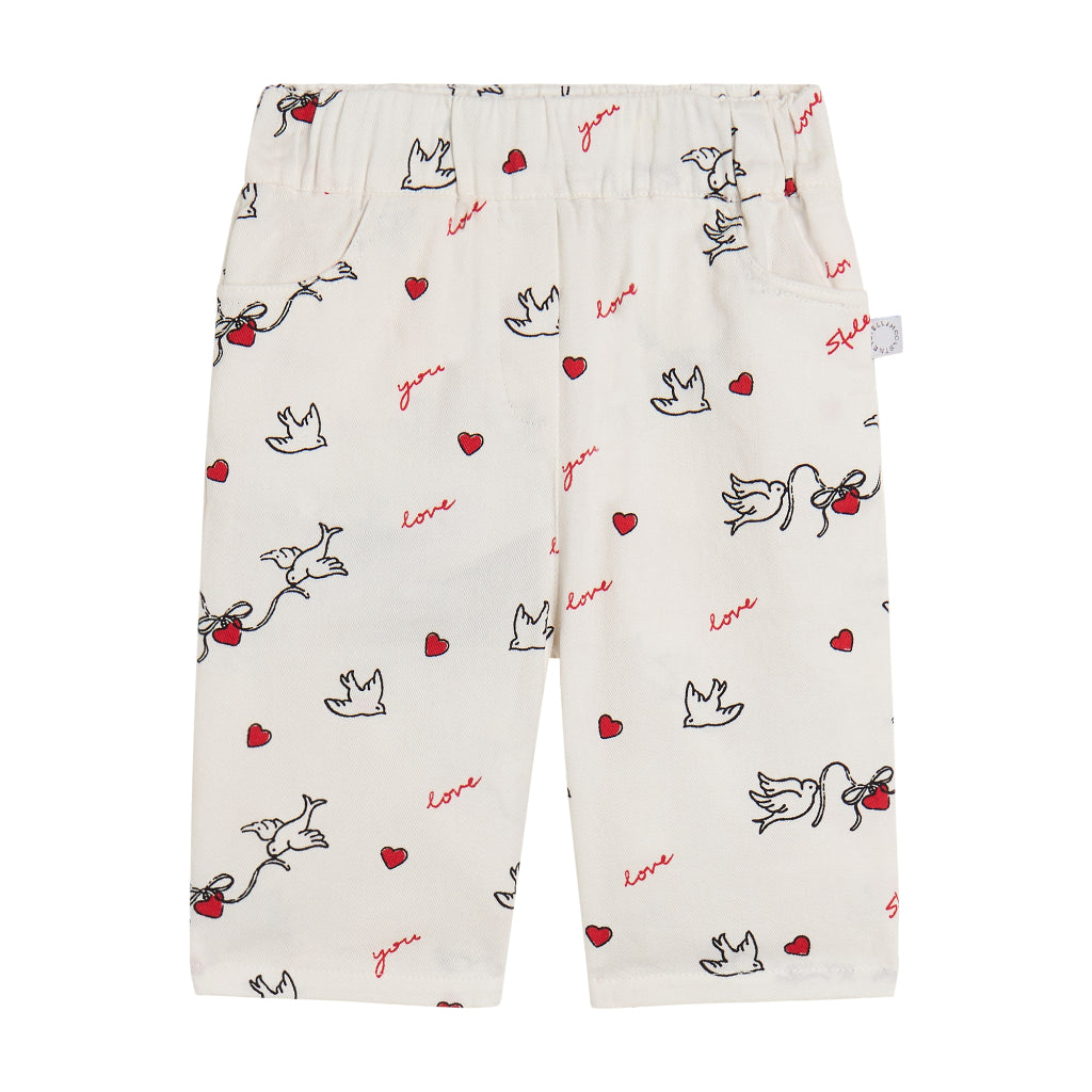 Stella McCartney Kids Love Bird Print Trousers