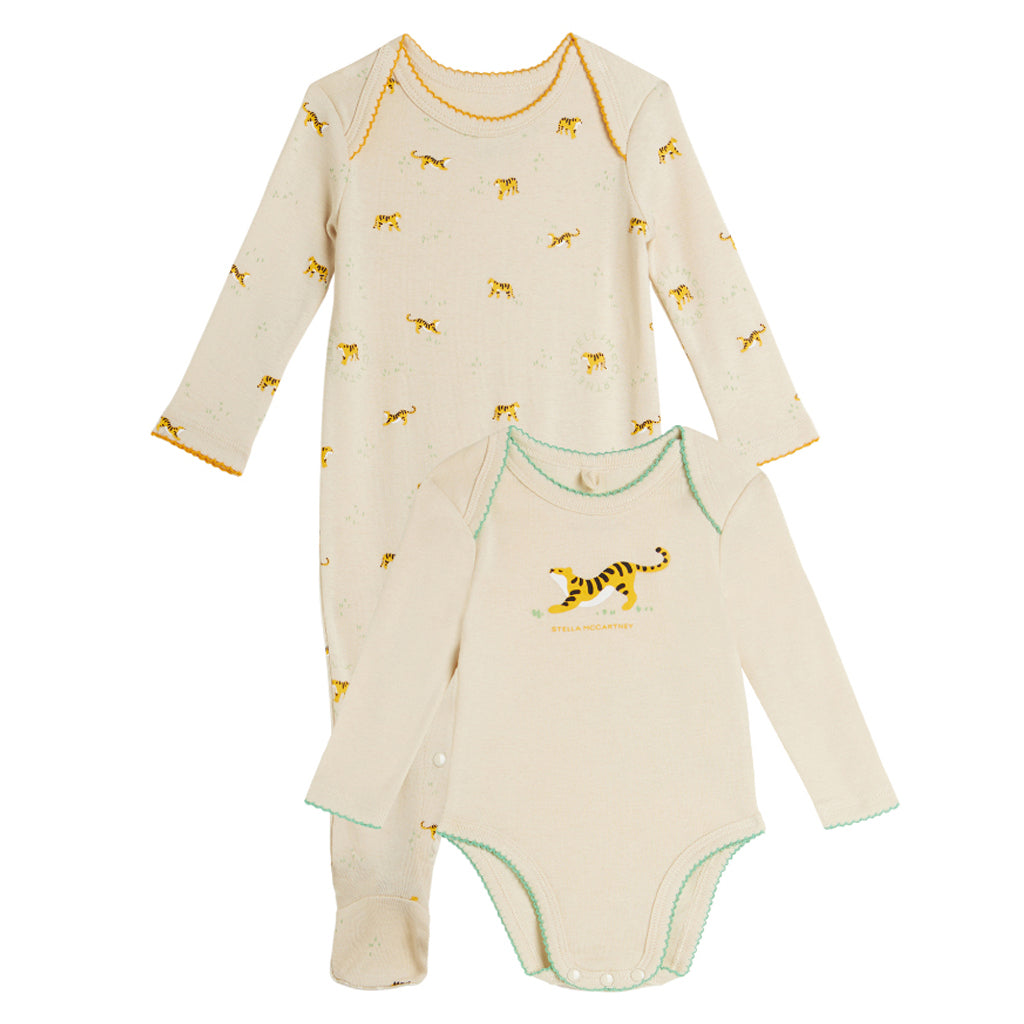 Stella McCartney Kids Tiger Print Romper Set