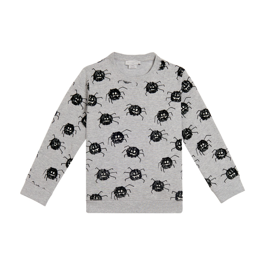 Stella McCartney Kids Spider Print Fleece Sweatshirt